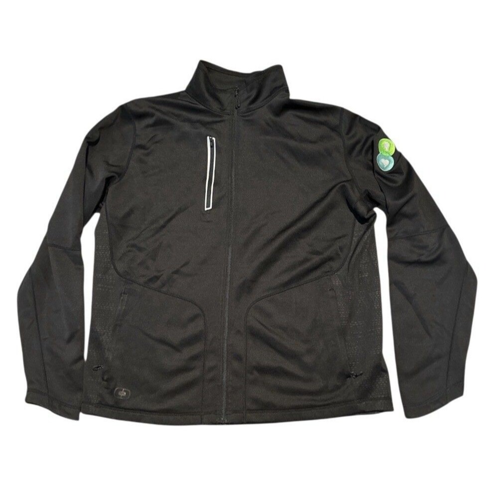 OGIO Fulcrum Full-Zip Facebook Logo Employee Jacket Softshell Size Large